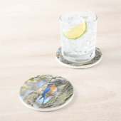 Dessous De Verre En Grès Bluebird (Côté)