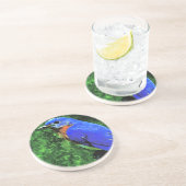 Dessous De Verre En Grès Bluebird (Côté)