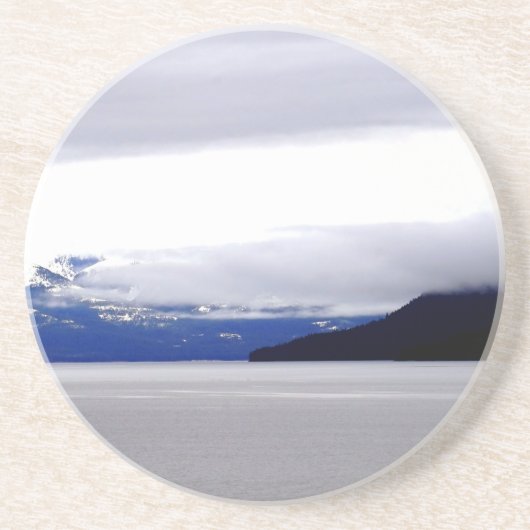 Dessous De Verre En Grès Blues d'Alaska (Devant)