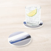 Dessous De Verre En Grès Blues d'Alaska (Côté)