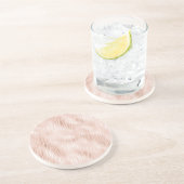 Dessous De Verre En Grès Blush Peach (Côté)