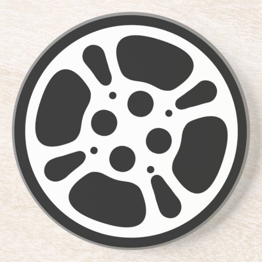 Dessous De Verre En Grès Bobine de film/dessous de verre bobine de film (Devant)