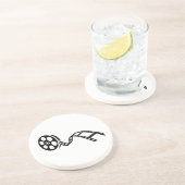 Dessous De Verre En Grès Bobine de pellicule cinématographique (Côté)