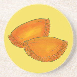 Dessous De Verre En Grès Boeuf épicé jamaïcain Patty Patty Jamaïque Pâtisse