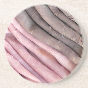 Dessous De Verre En Grès Boeuf rôti et jambon de miel