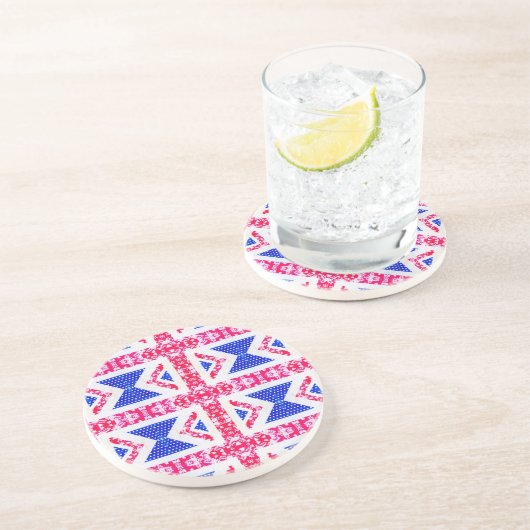 Dessous De Verre En Grès boho (Côté)