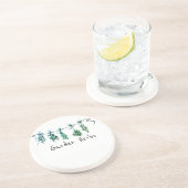 Dessous De Verre En Grès Boho botanique de Garden Herbs (Côté)