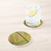 Dessous De Verre En Grès Bois d'automne (Côté)