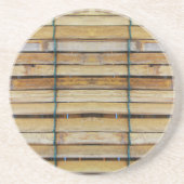 Dessous De Verre En Grès Bois d'époque en bois (Devant)