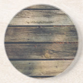 Dessous De Verre En Grès Bois rustique de grange (Devant)