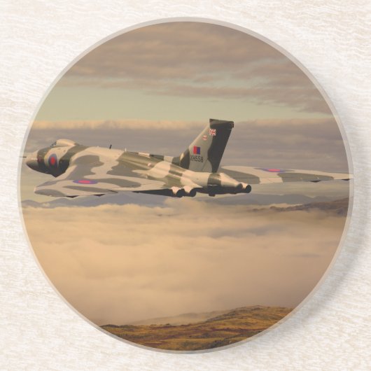 Dessous De Verre En Grès Bombardier XH558 d'Avro Vulcan (Devant)