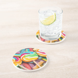 Dessous De Verre En Grès bonbons