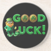 Dessous De Verre En Grès Bonne chance (Devant)