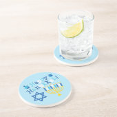 Dessous De Verre En Grès Bonne Hanoukka (Côté)