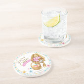 Dessous De Verre En Grès Bonne Pâques Partout ID640 (Côté)