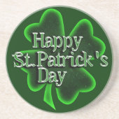Dessous De Verre En Grès Bonne Saint Patrick's Day (Devant)