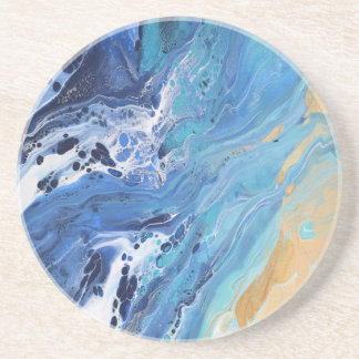 Dessous De Verre En Grès Bord de mer