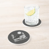 Dessous De Verre En Grès Born to Roam (Côté)