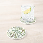 Dessous De Verre En Grès Botanique d'hiver (Côté)