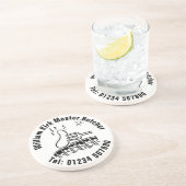 Dessous De Verre En Grès Boucher maître (Côté)