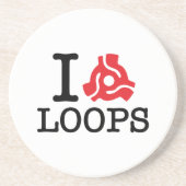 Dessous De Verre En Grès Boucles d'adaptateur I 45 (Devant)