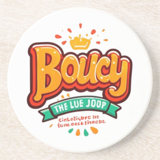 Dessous De Verre En Grès Boucy Crown Fun Tee (Devant)