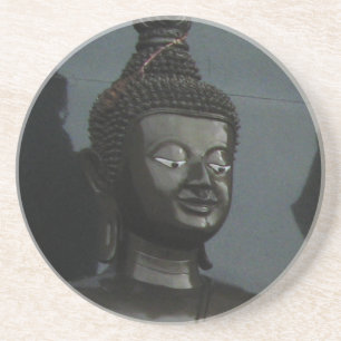 Dessous De Verre En Grès Bouddha noir… Nong Khai, Isaan, Thaïlande