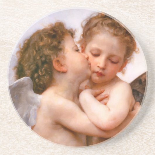 Dessous De Verre En Grès Bouguereau Angel (Devant)
