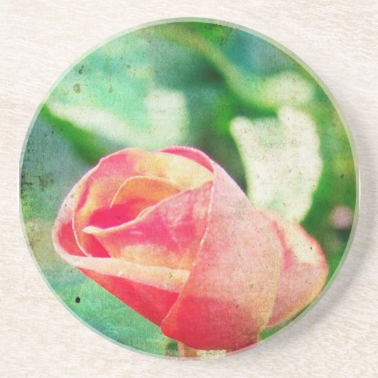 Dessous De Verre En Grès Boule de fleurs (Devant)