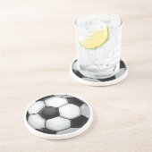 Dessous De Verre En Grès Boule de football (Côté)