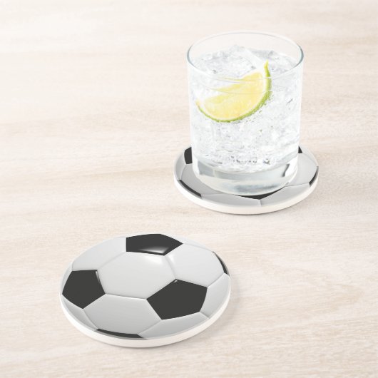 Dessous De Verre En Grès Boule de football (Côté)