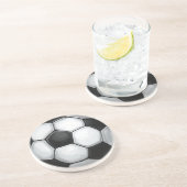 Dessous De Verre En Grès Boule de football (Côté)