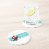 Dessous De Verre En Grès Boule de Noël (Côté)