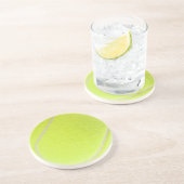 Dessous De Verre En Grès Boule de tennis personnalisable (Côté)