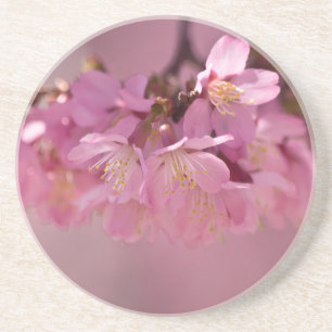 Dessous De Verre En Grès Bouquet de fleurs de cerisier Sakura délicat rose