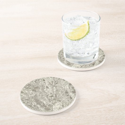 Dessous De Verre En Grès Bourgen Bresse (Côté)