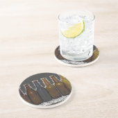 Dessous De Verre En Grès Bouteilles de bière (Côté)