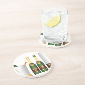 Dessous De Verre En Grès bouteilles de champagne (Côté)