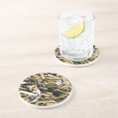 Dessous De Verre En Grès Boutons de cigarette (Côté)