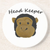 Dessous De Verre En Grès Boutons de garde-tête (Devant)