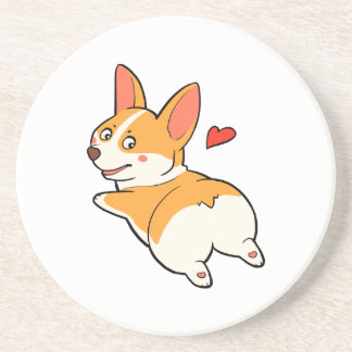 Dessous De Verre En Grès Bouts de corgi