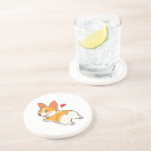 Dessous De Verre En Grès Bouts de corgi (Côté)