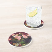 Dessous De Verre En Grès Bowl avec Peonies & Roses Van Gogh Art (Côté)