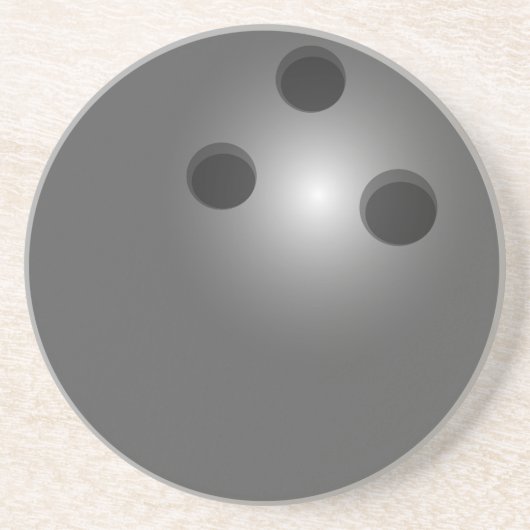 Dessous De Verre En Grès Bowling Ball (Devant)