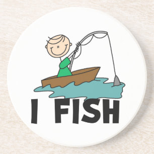 Dessous De Verre En Grès Boy I Fish