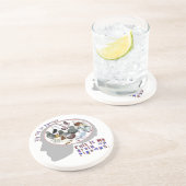 Dessous De Verre En Grès Brain (Côté)