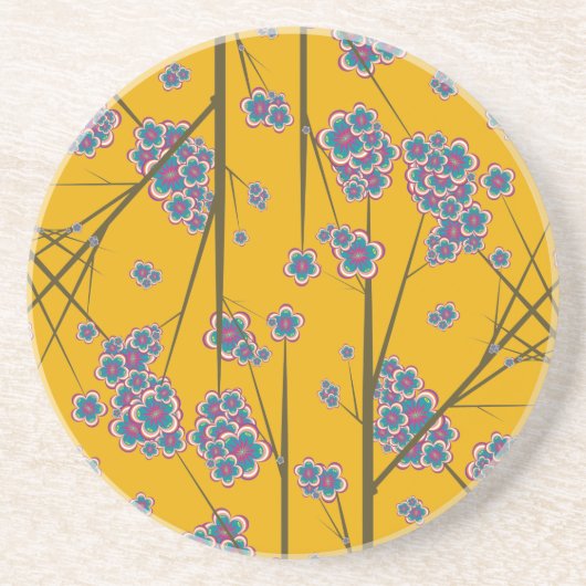 Dessous De Verre En Grès Branches particulières Dessous de verre de grès (Devant)