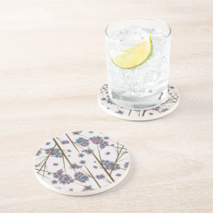 Dessous De Verre En Grès Branches particulières Dessous de verre de grès