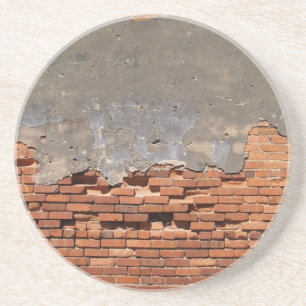 Dessous De Verre En Grès Brick, Rock, Stone Series---Old Brick Coaster
