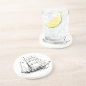 Dessous De Verre En Grès Brigantin (Côté)